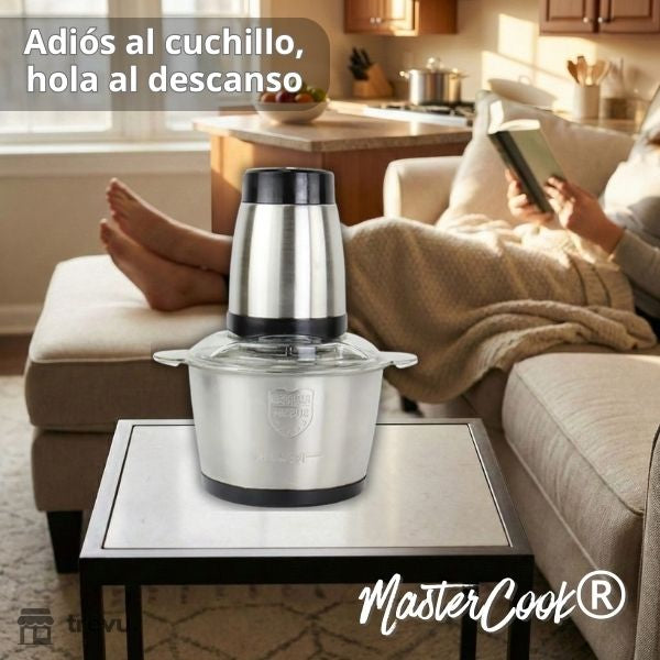 Picadora Electrica Inox. 2L -MasterCook