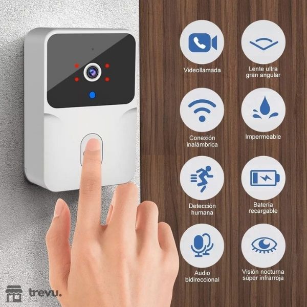 Timbre con Camara Wifi - Control total y tranquilidad en tu refugio