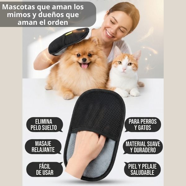 Guante Removedor de Pelo - Dermapet®