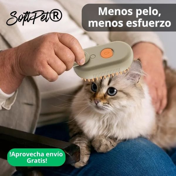 Cepillo de Vapor para Mascotas - SoftPet®