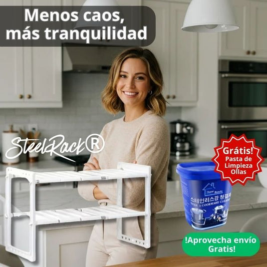 Organizador de Acero Inoxidable - STEELRACK®