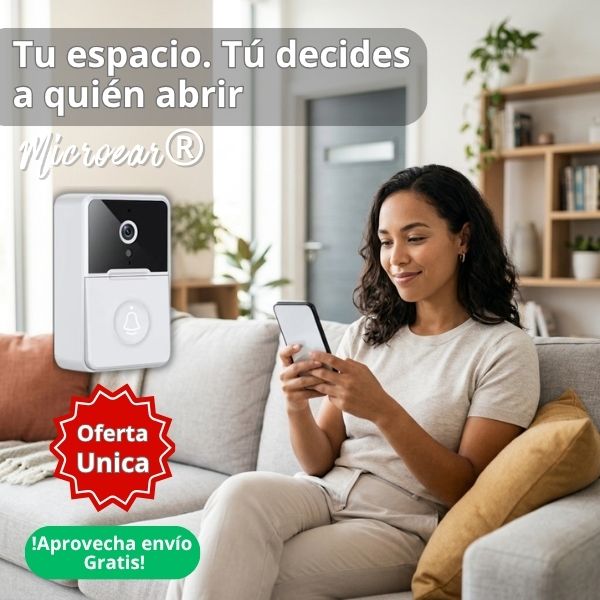 Timbre con Camara Wifi - Control total y tranquilidad en tu refugio