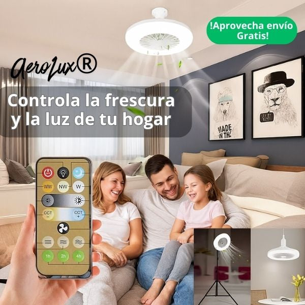 Ventilador De Techo Con Luz Mando