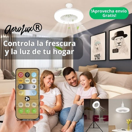 Ventilador De Techo Con Luz Mando