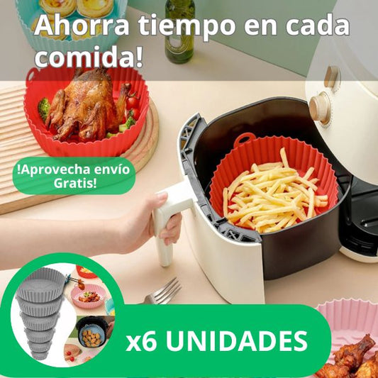 Kit 6x1 de Moldes de Silicona para Freidora