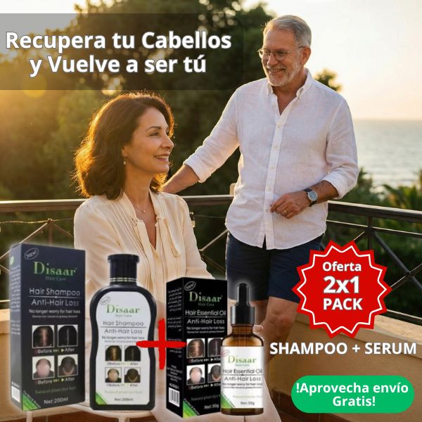 Pack Shampoo y Serum Anticaida Disaar