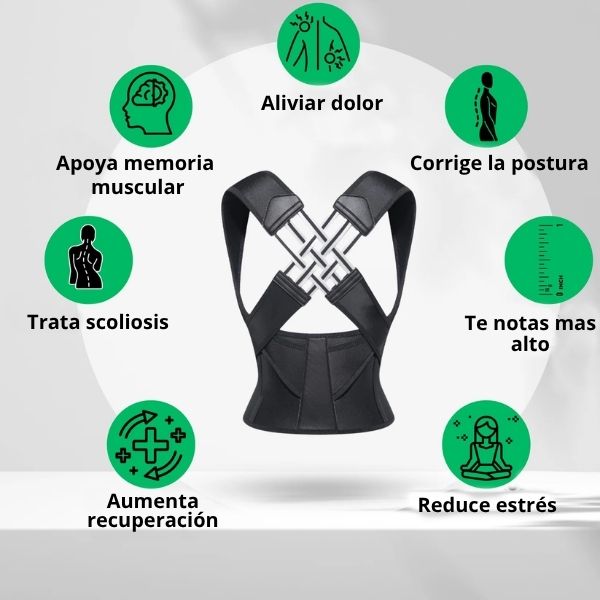 Chaleco Corrector De Postura Cruzado
