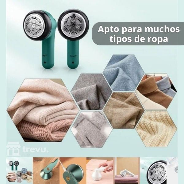 Quita pelusas recargable - TextilFix®