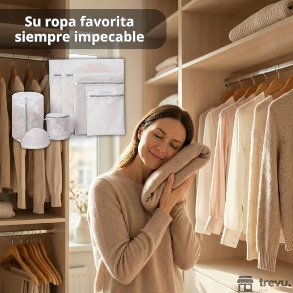 Juego de 7 Bolsas para lavar ropa