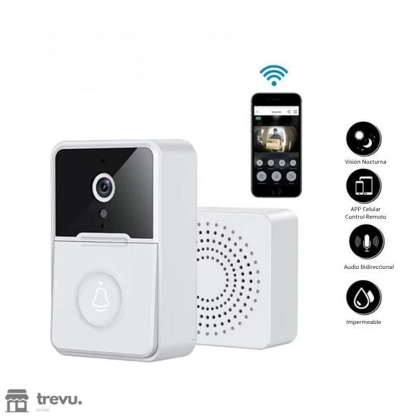 Timbre con Camara Wifi - Control total y tranquilidad en tu refugio