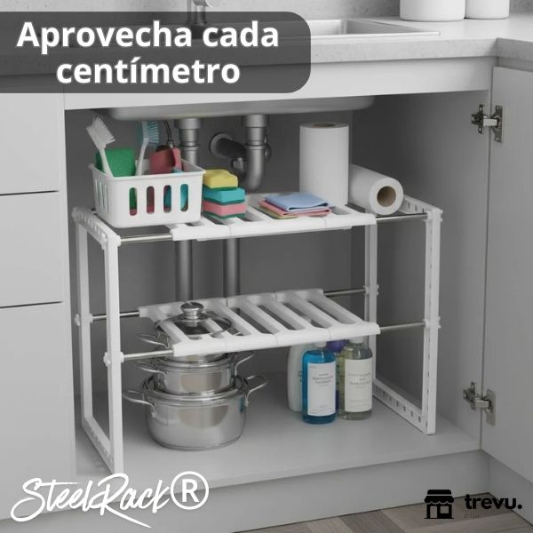 Organizador de Acero Inoxidable - STEELRACK®