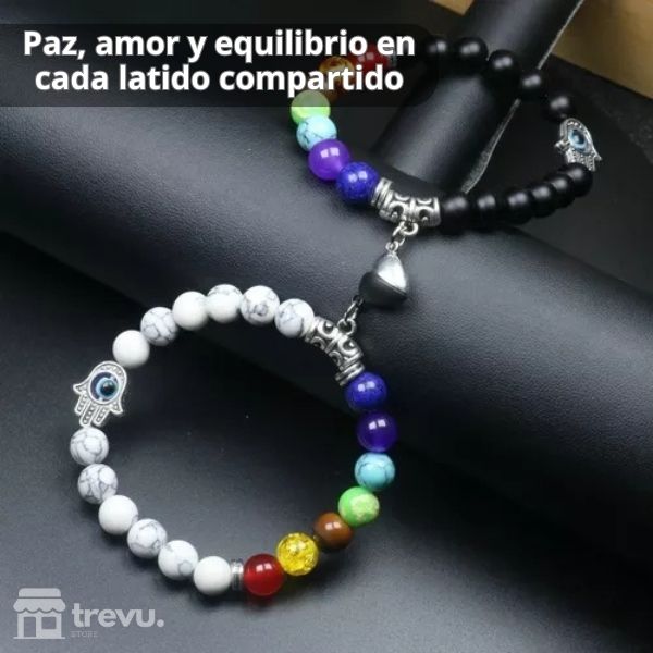 Pulsera para Parejas 7 Chakras