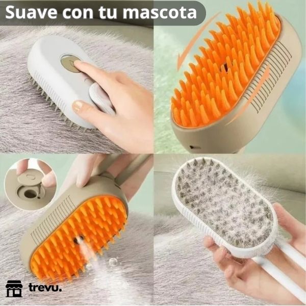 Cepillo de Vapor para Mascotas - SoftPet®
