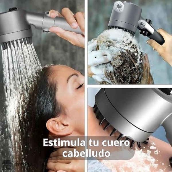 Pack 2 Cabezales Ducha Alta Presion - Tu Spa en casa.