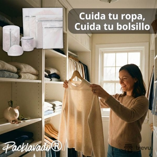 Juego de 7 Bolsas para lavar ropa