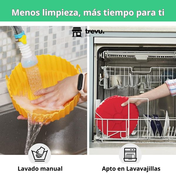 Kit 6x1 de Moldes de Silicona para Freidora