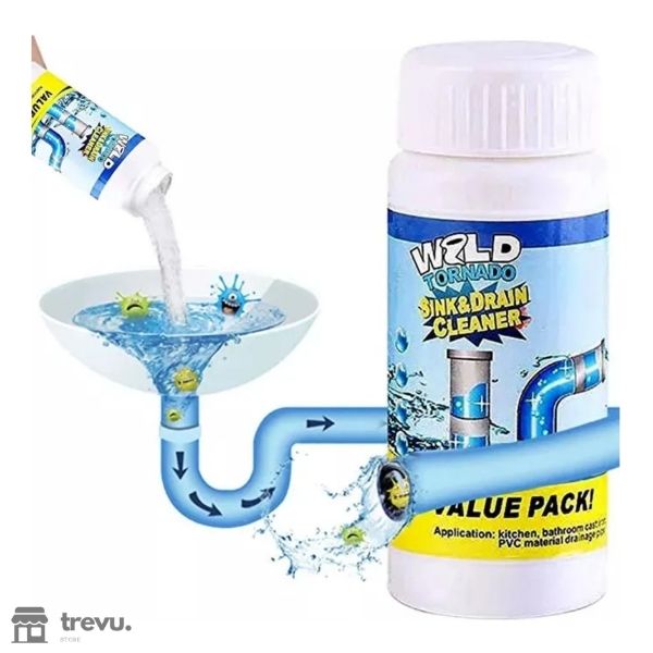 Pack Polvo Limpiador de Cañerias - Wild Tornado