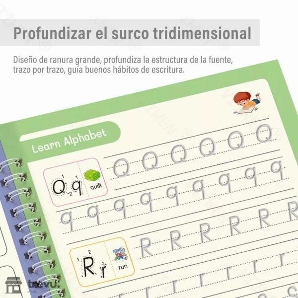 Set Cuadernos Mágicos Caligrafia - Del estrés al orgullo en cada trazo