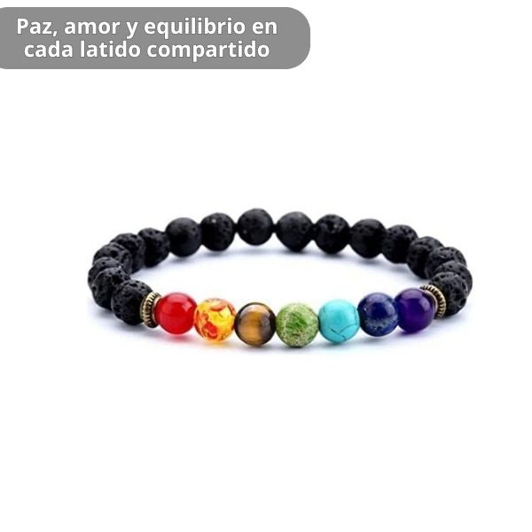 Pulsera para Parejas 7 Chakras