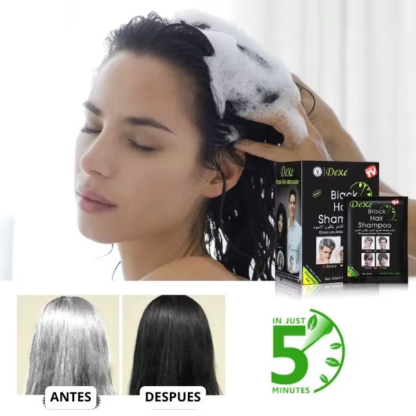 Shampoo Instantáneo Tinte Negro