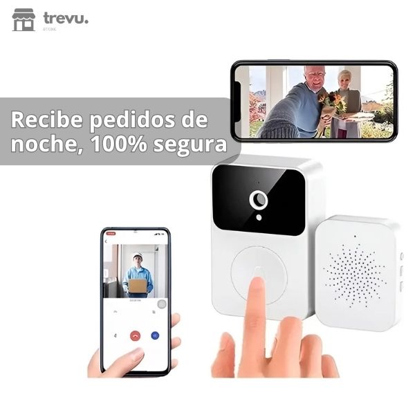 Timbre con Camara Wifi - Control total y tranquilidad en tu refugio
