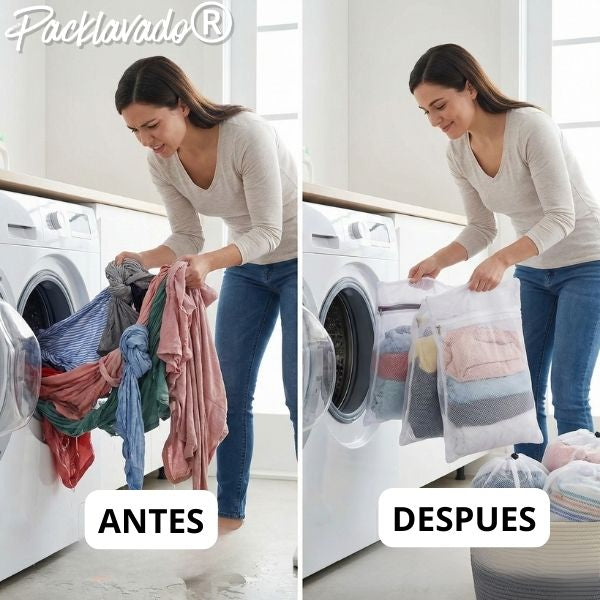 Juego de 7 Bolsas para lavar ropa