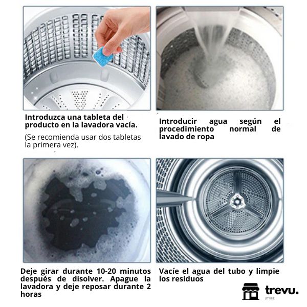 Pastillas Limpiadoras Para Lavadoras