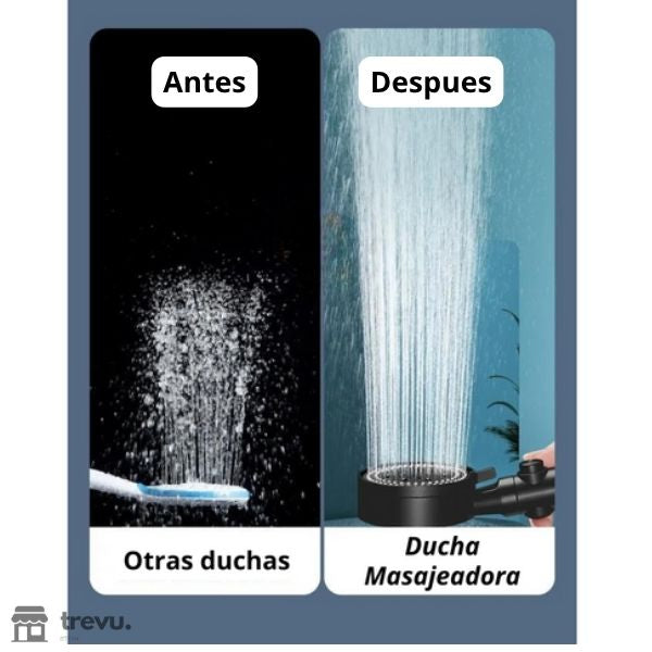 Pack 2 Cabezales Ducha Alta Presion - Tu Spa en casa.