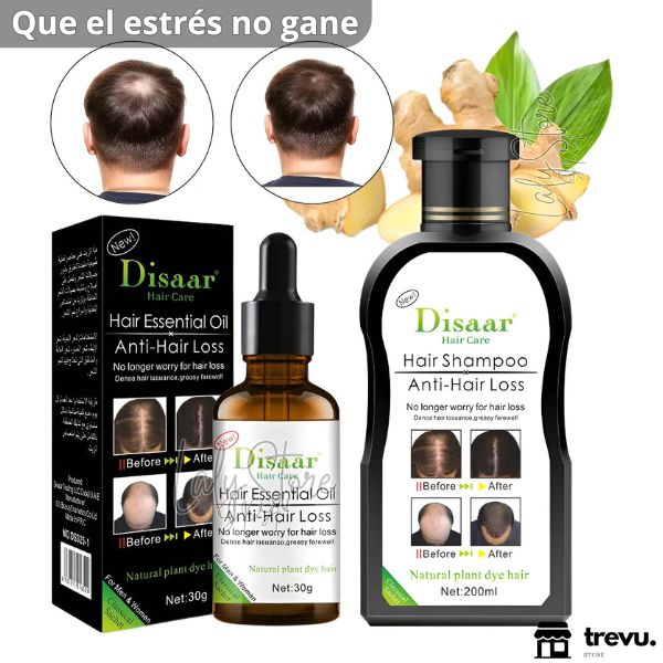Pack Shampoo y Serum Anticaida Disaar