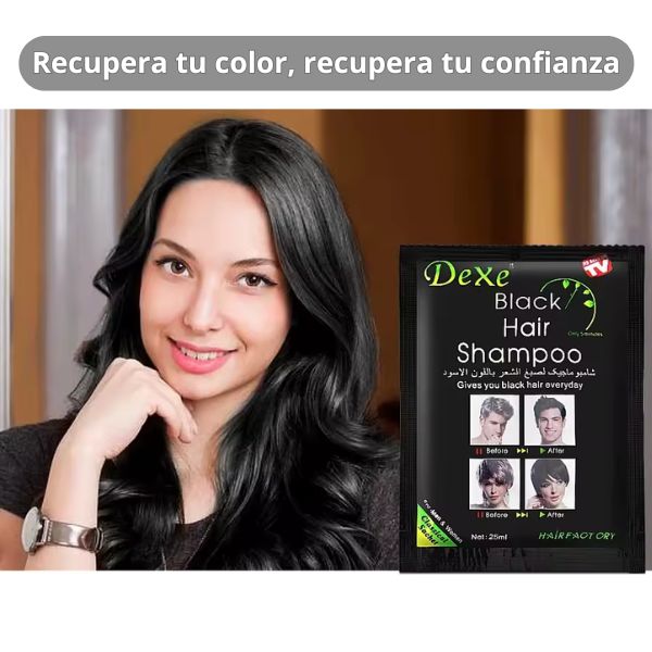 Shampoo Instantáneo Tinte Negro