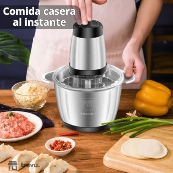 Picadora Electrica Inox. 2L -MasterCook