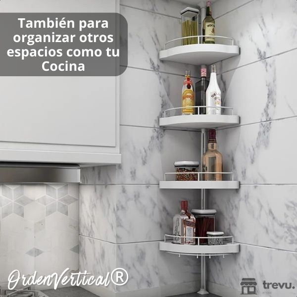 Esquinero Ducha Ajustable - OrdenVertical®